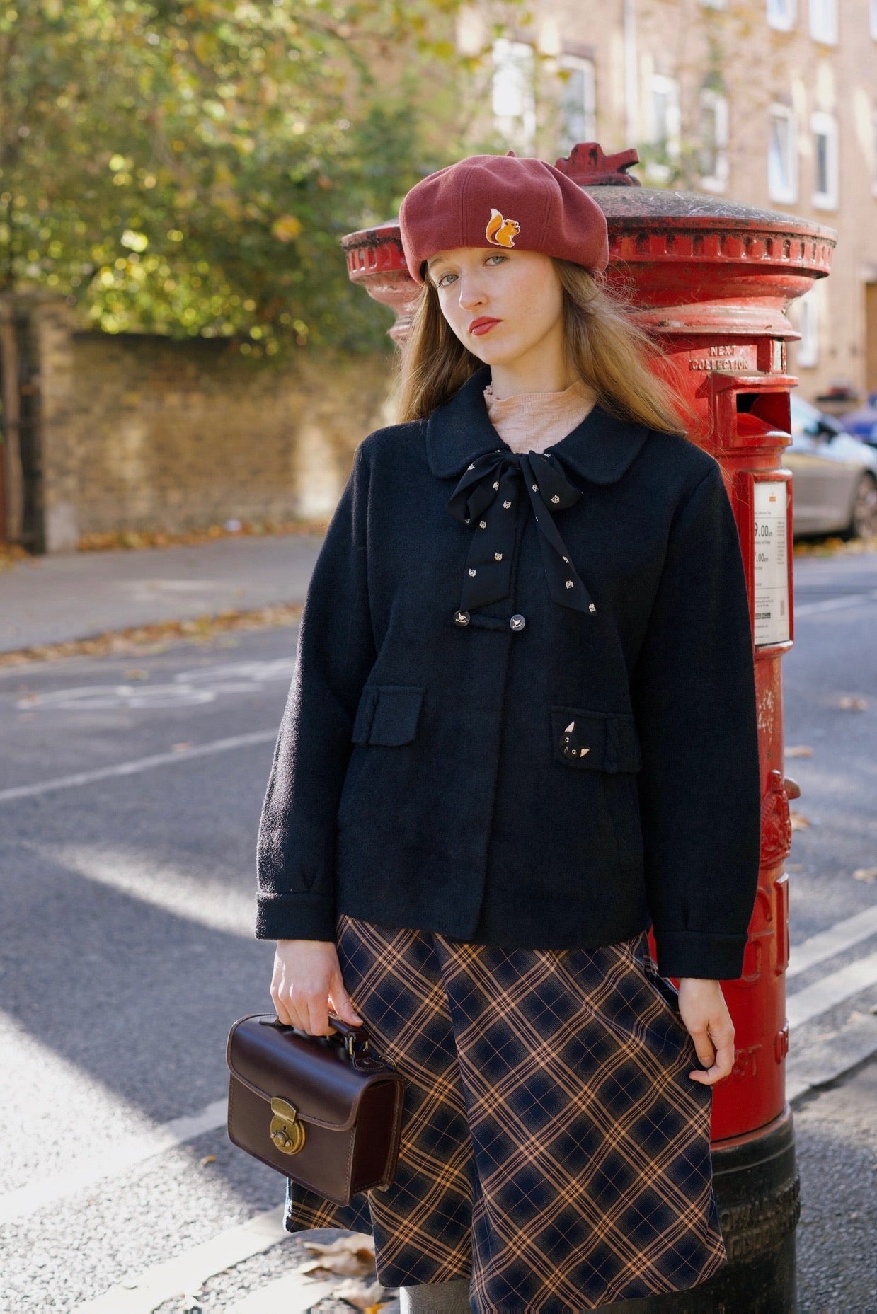 The 50s Preppy Kitty Jacket