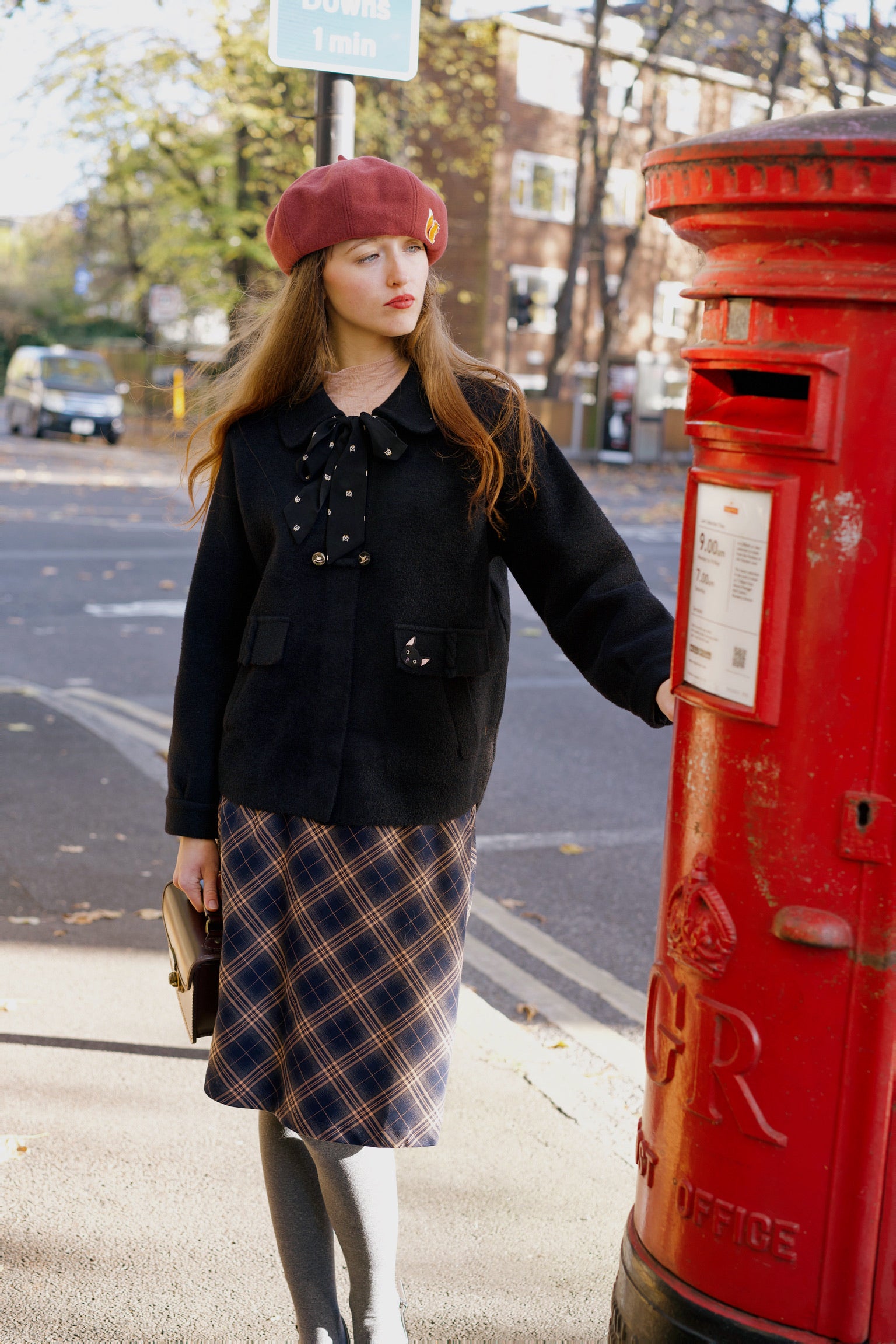 The 50s Preppy Kitty Jacket