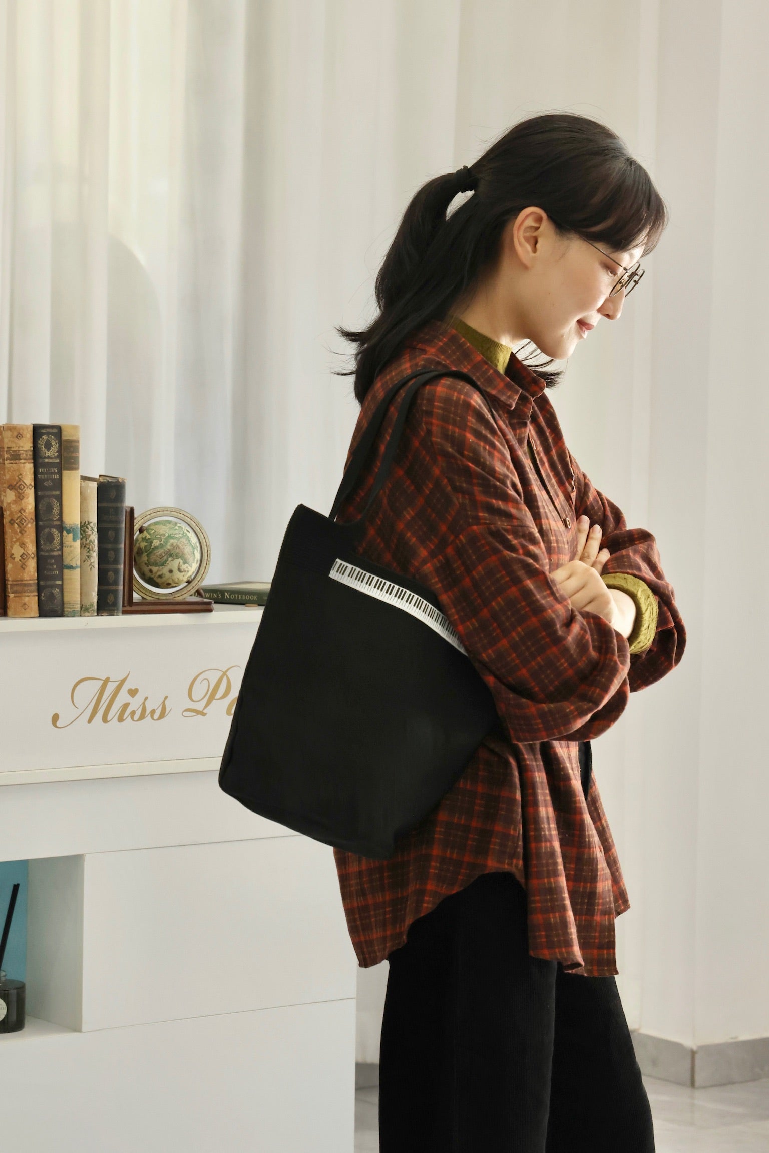 Woodland Boyfriend Oversized Shirt (Orange Brown)