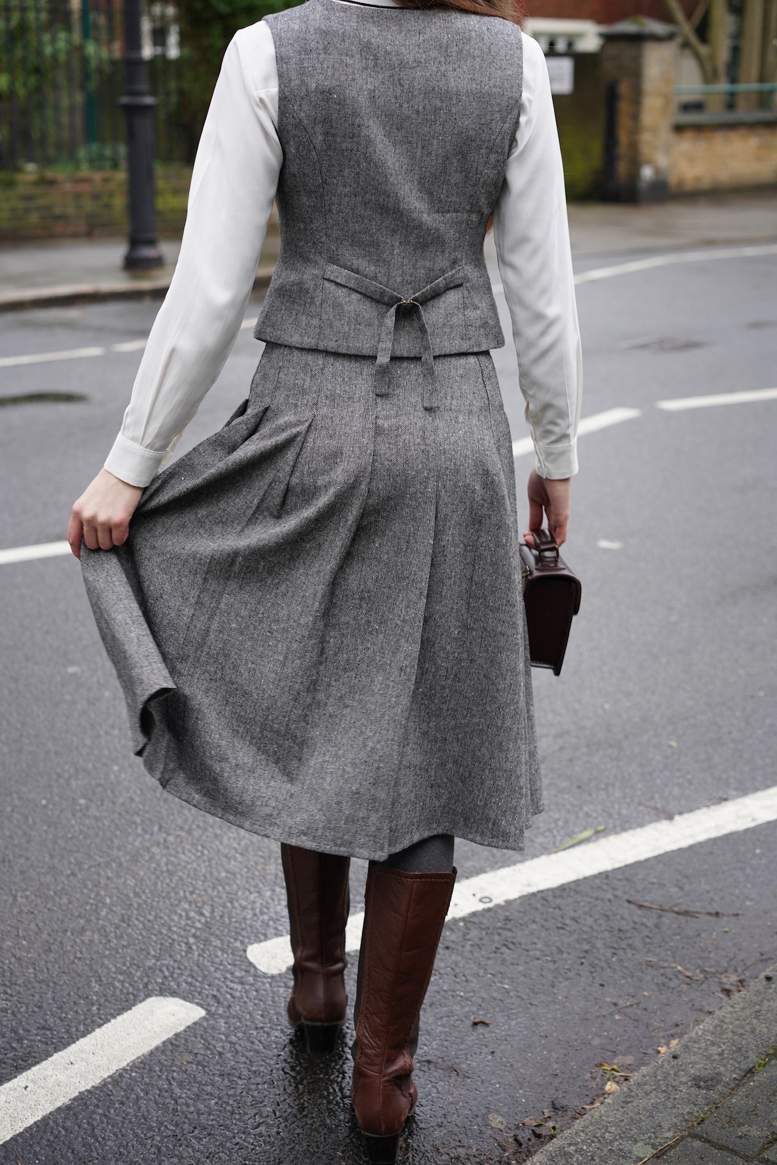 TheShelbyWaistcoat_Grey_TheShelbyTweedSkirt_Grey_9.jpg