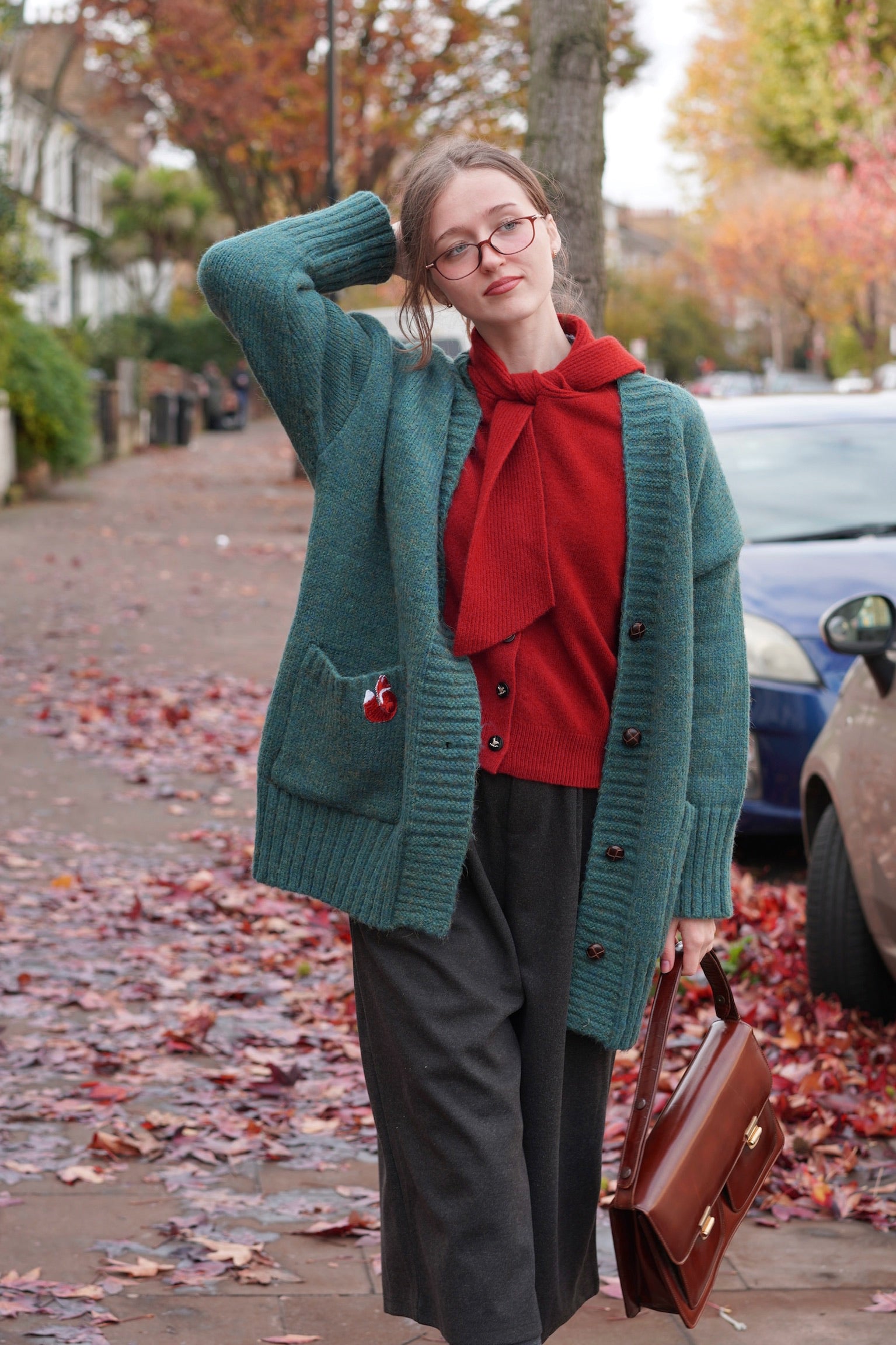 The Snugglefox Plush Cardigan