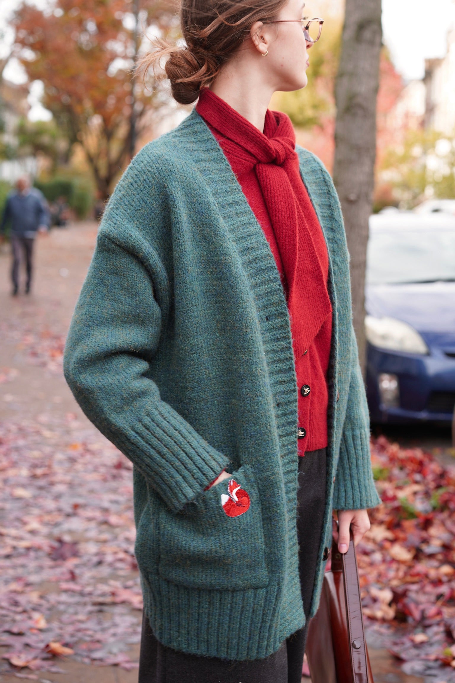 The Snugglefox Plush Cardigan