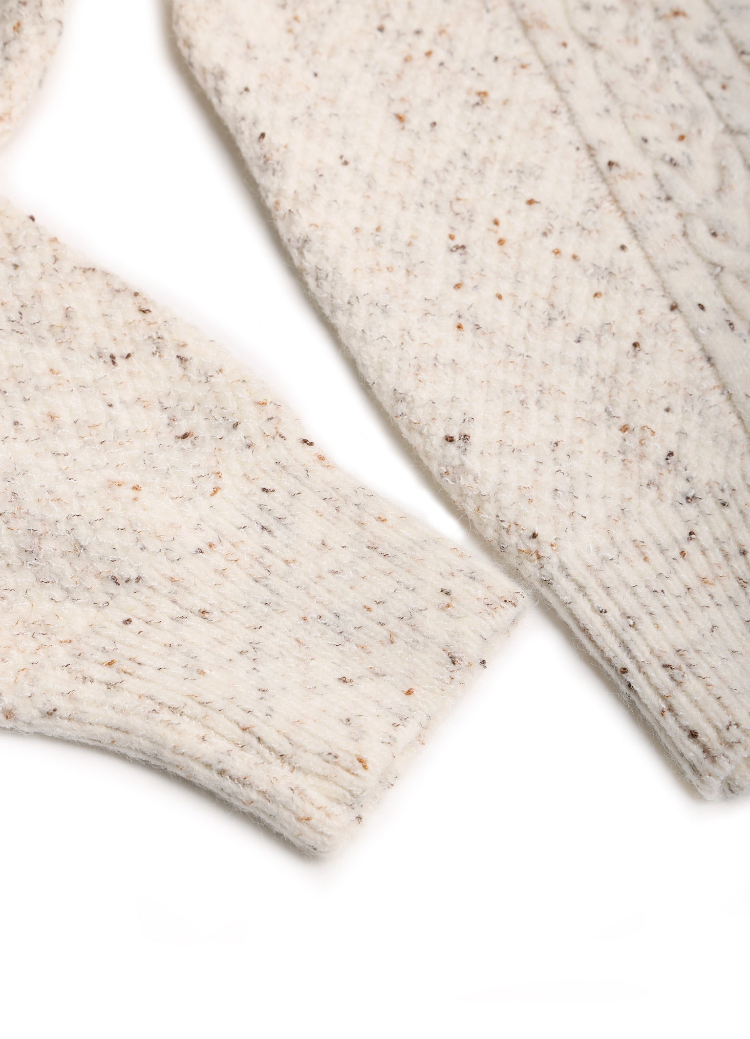 Vanilla Cream Hedgehog Cardigan(Cream)