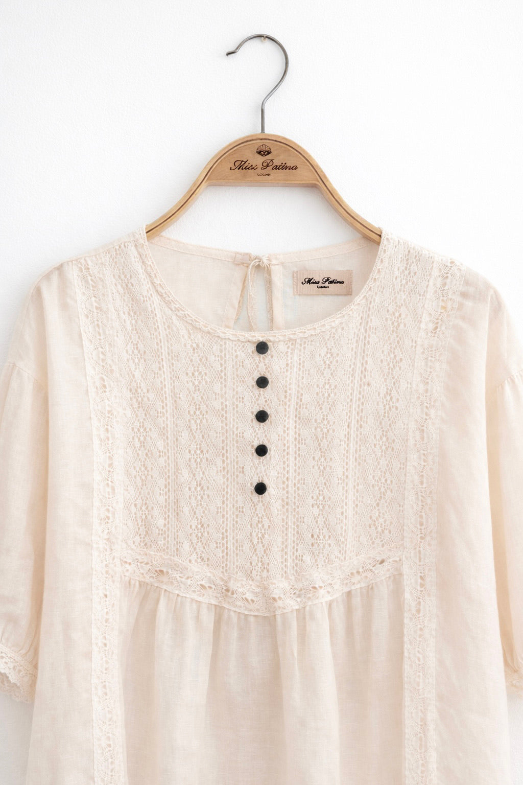 Victorian Lace Ramie Blouse