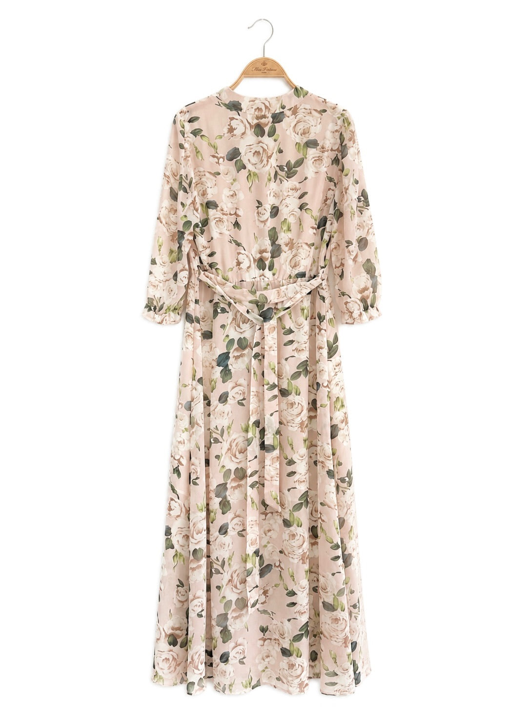 Vintage Floral Chiffon Maxi Dress – Miss Patina
