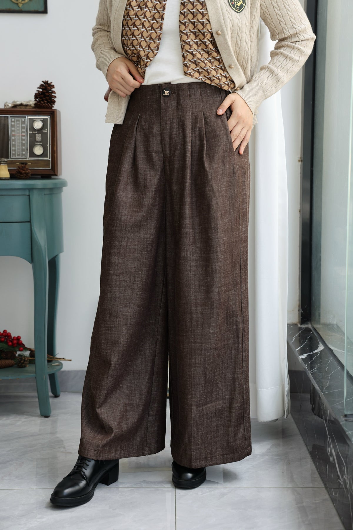 Vita Pleated Trousers