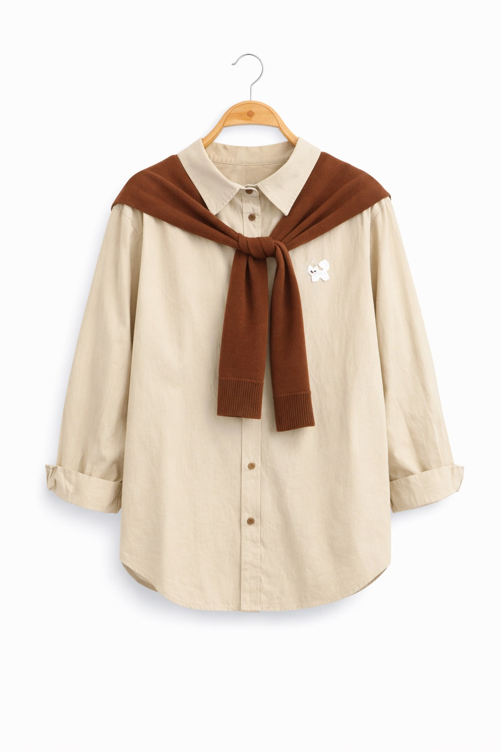 Whisker Kitty Cotton Shirt (4 Colours)