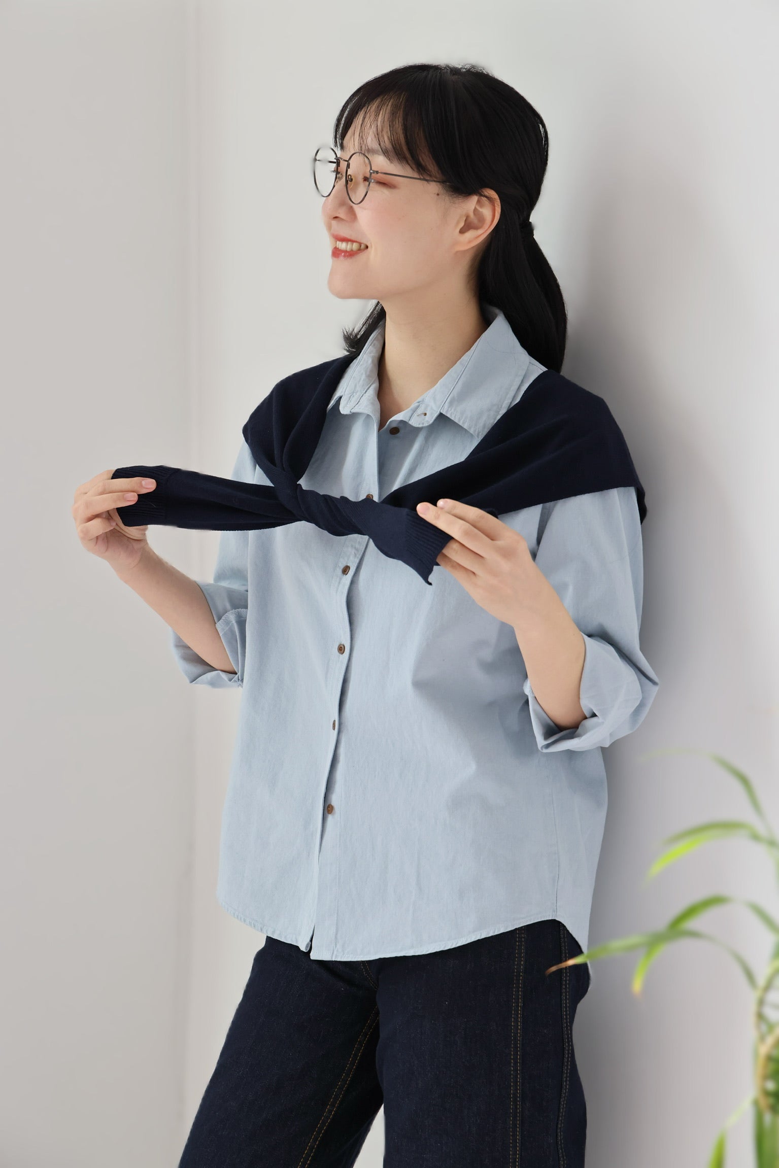 Whisker Kitty Cotton Shirt (4 Colours)