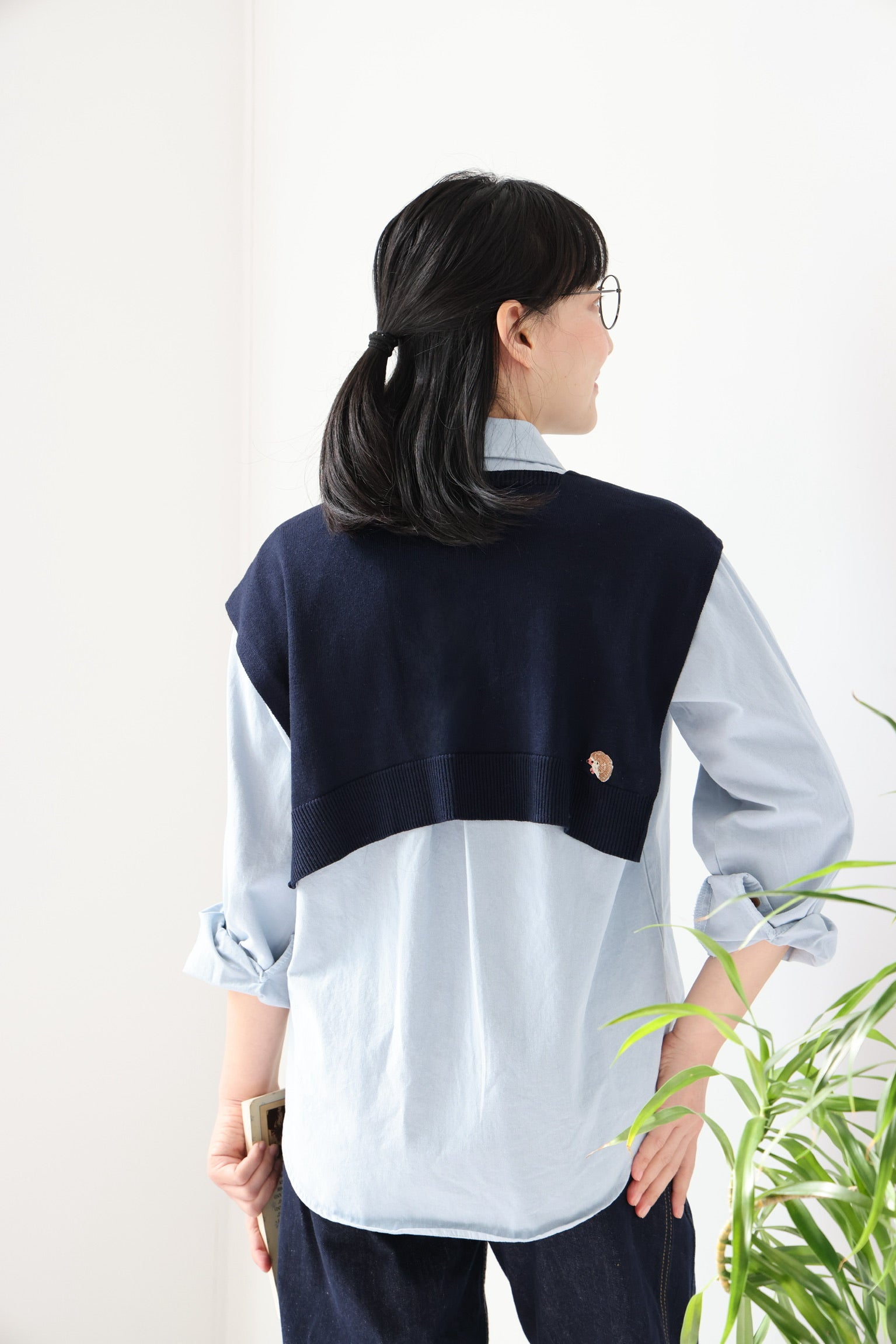 Whisker Kitty Cotton Shirt (4 Colours)