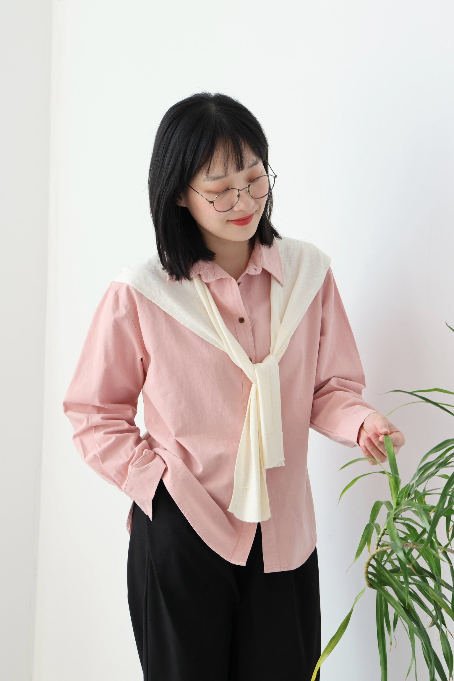 Whisker Kitty Cotton Shirt (4 Colours)