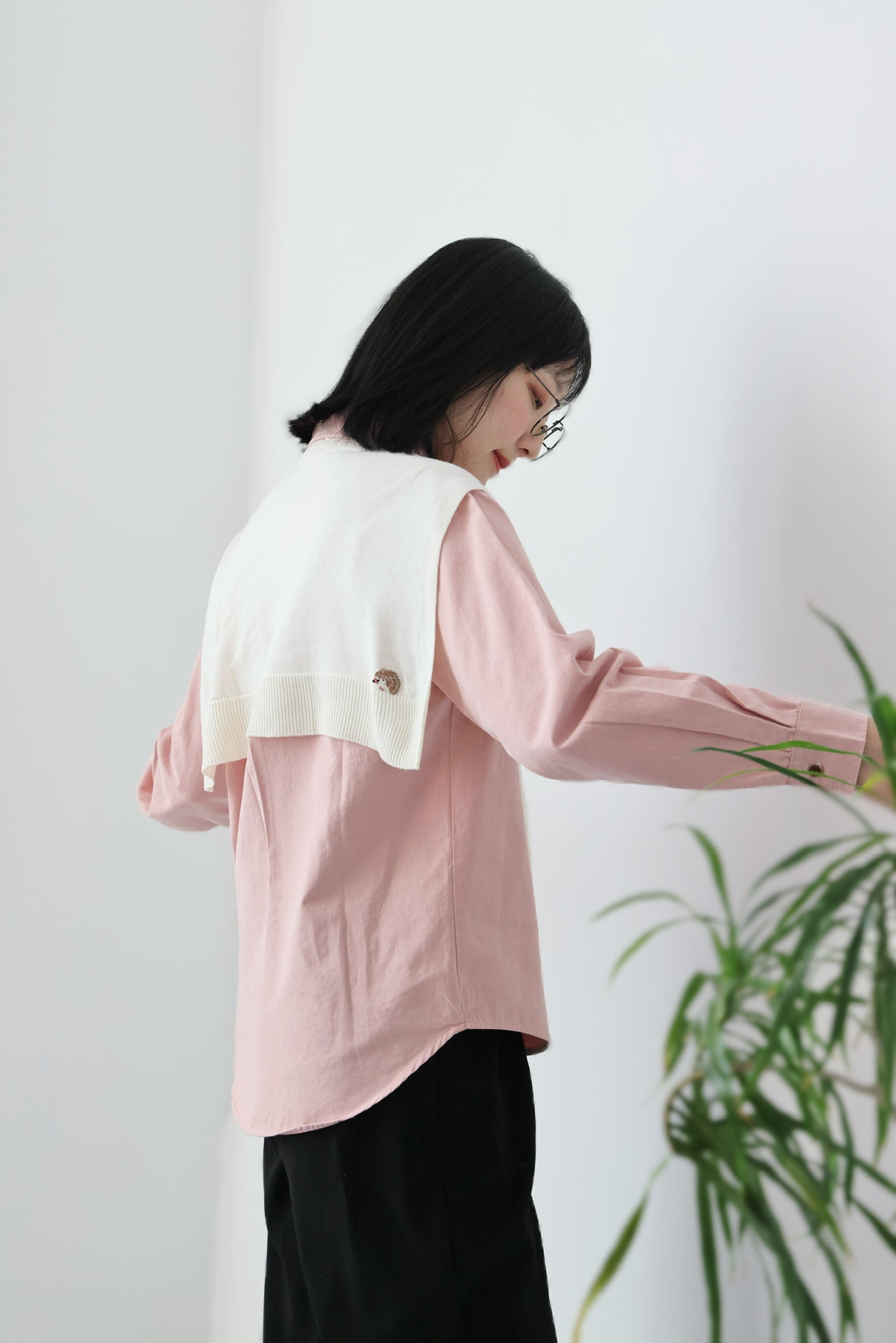 Whisker Kitty Cotton Shirt (4 Colours)