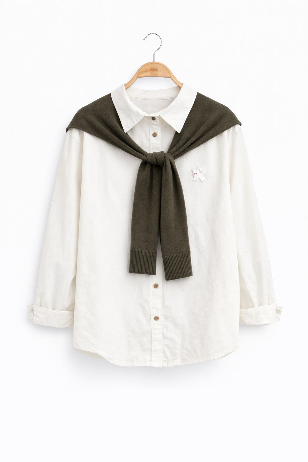 Whisker Kitty Cotton Shirt (4 Colours)