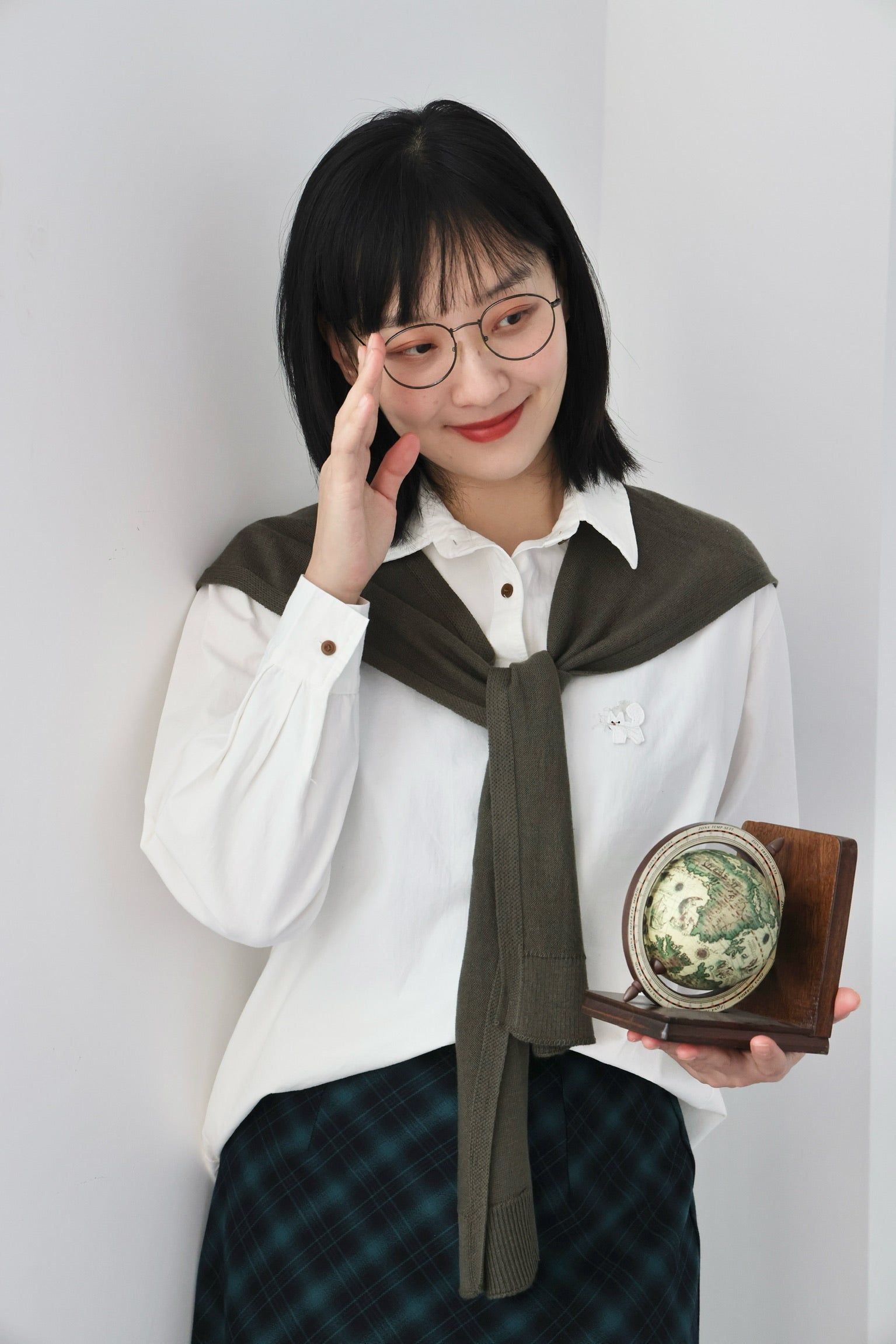 Whisker Kitty Cotton Shirt (4 Colours)