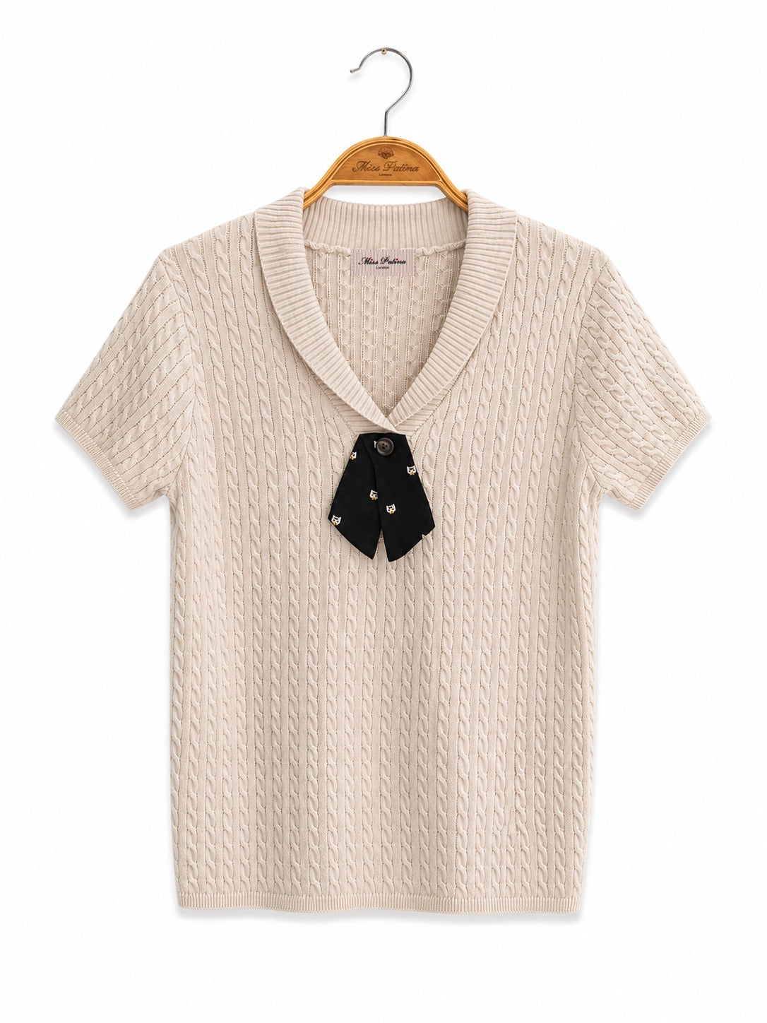 Wimbledon Cable Knit Top