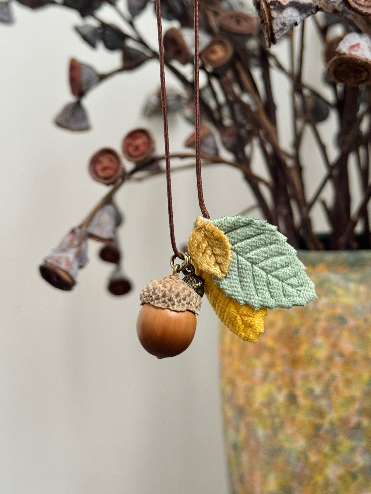 Woodland Acorn Necklace