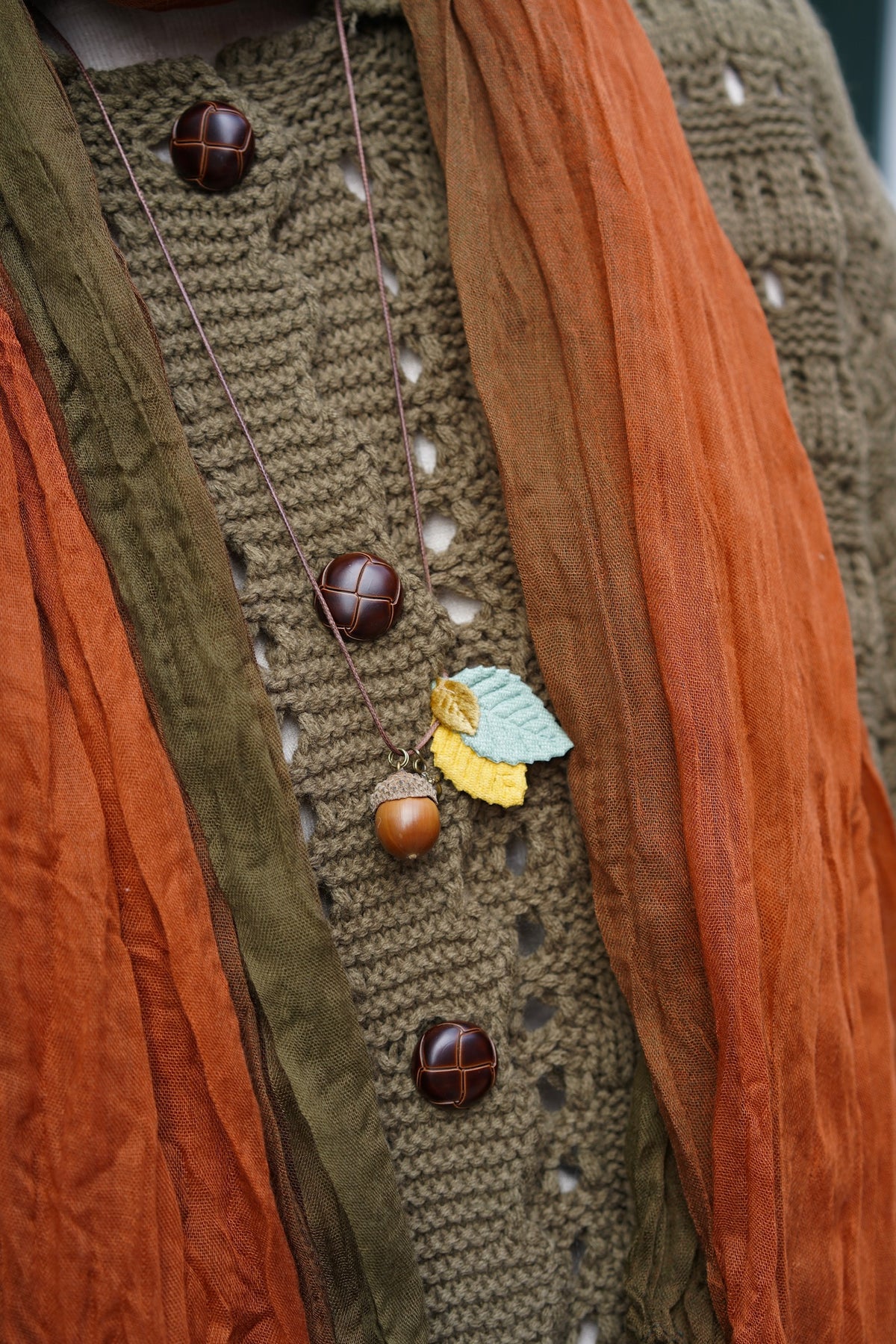 Woodland Acorn Necklace