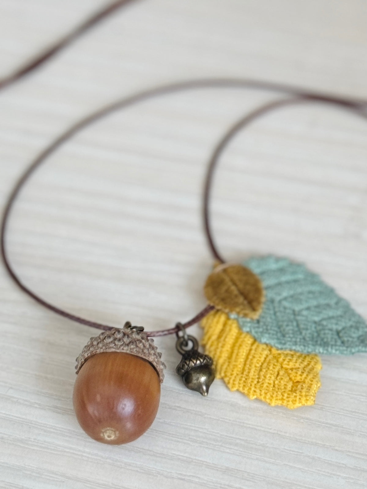 Woodland Acorn Necklace