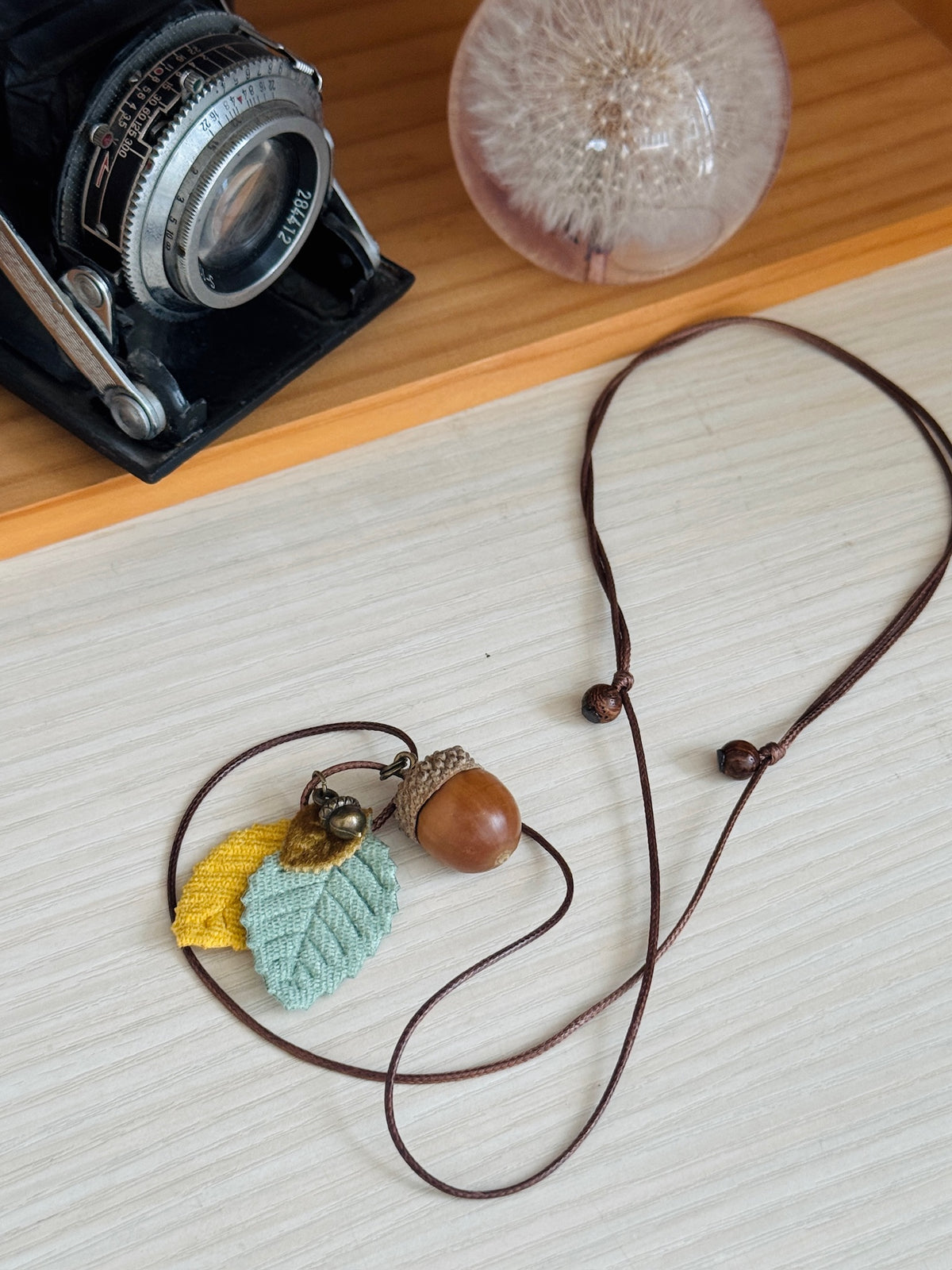 Woodland Acorn Necklace