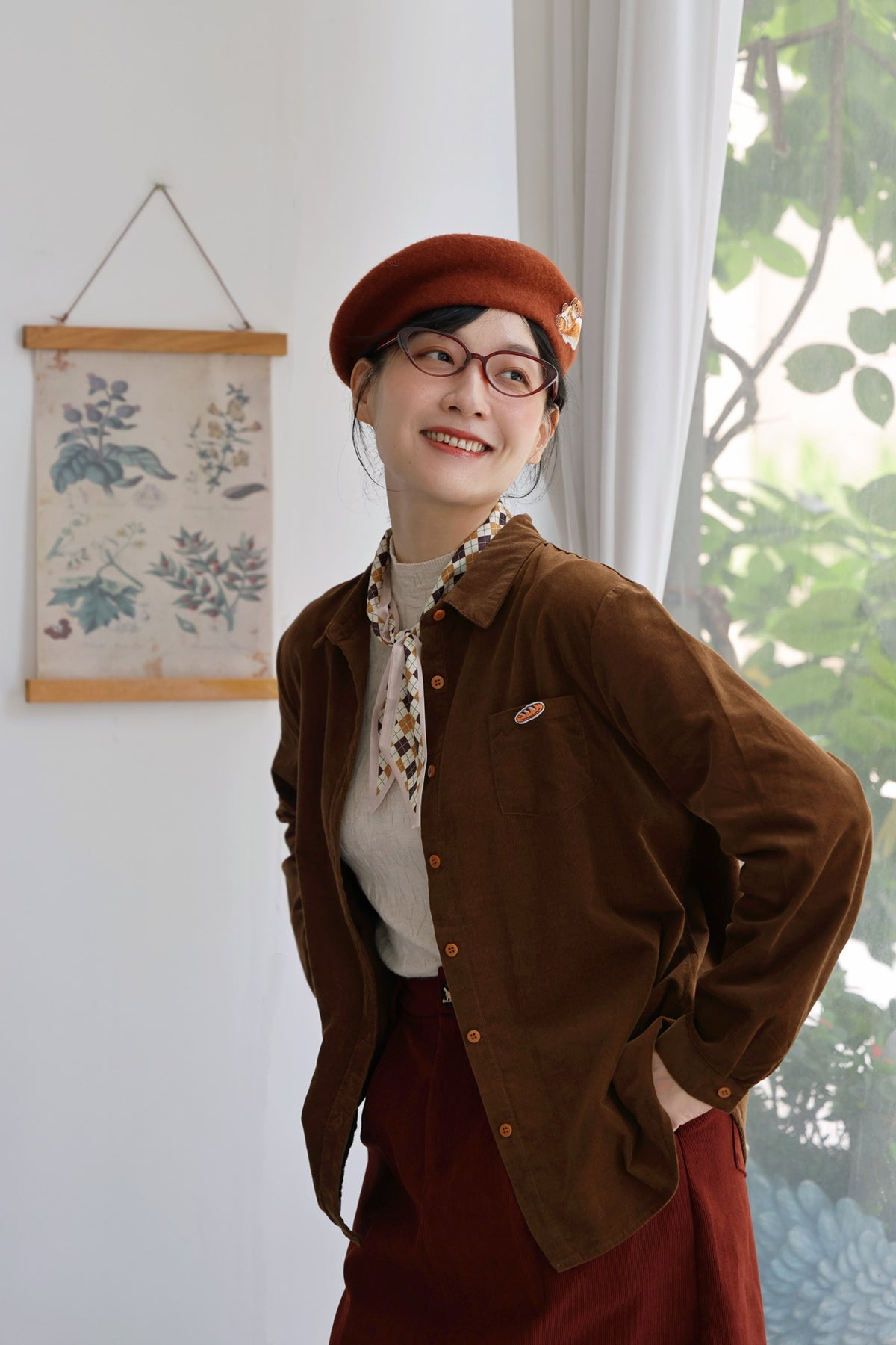 Woodland Baguette Corduroy Shirt (Autumn Ochre)
