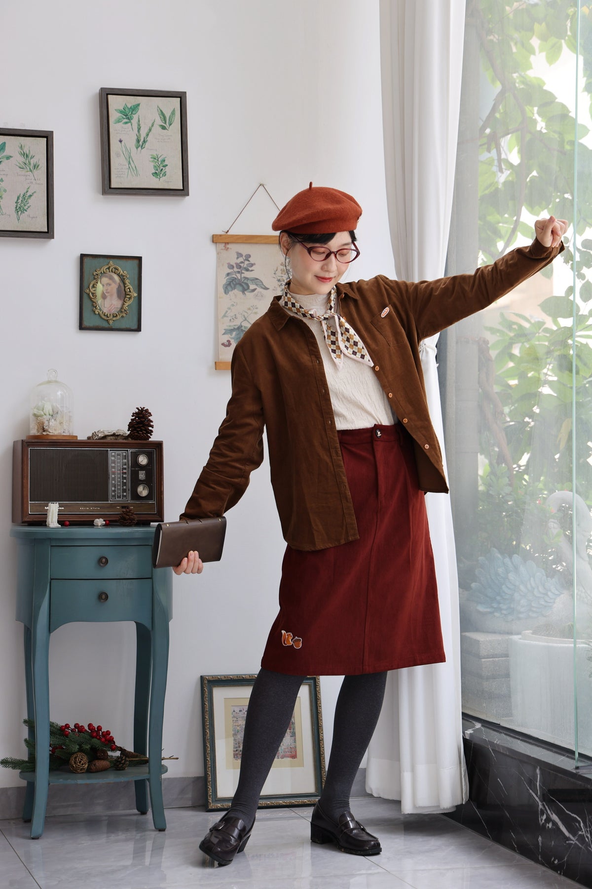 Woodland Baguette Corduroy Shirt (Autumn Ochre)