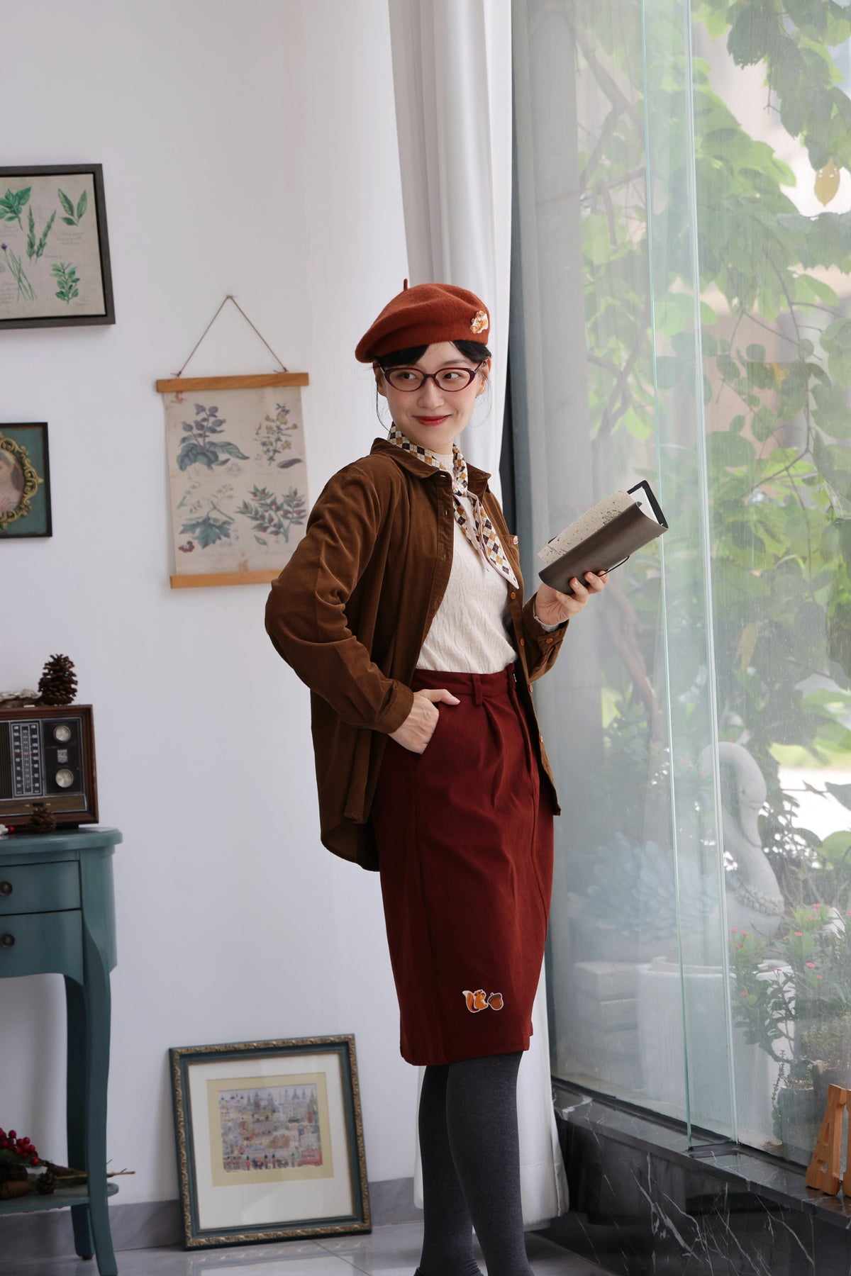 Woodland Baguette Corduroy Shirt (Autumn Ochre)
