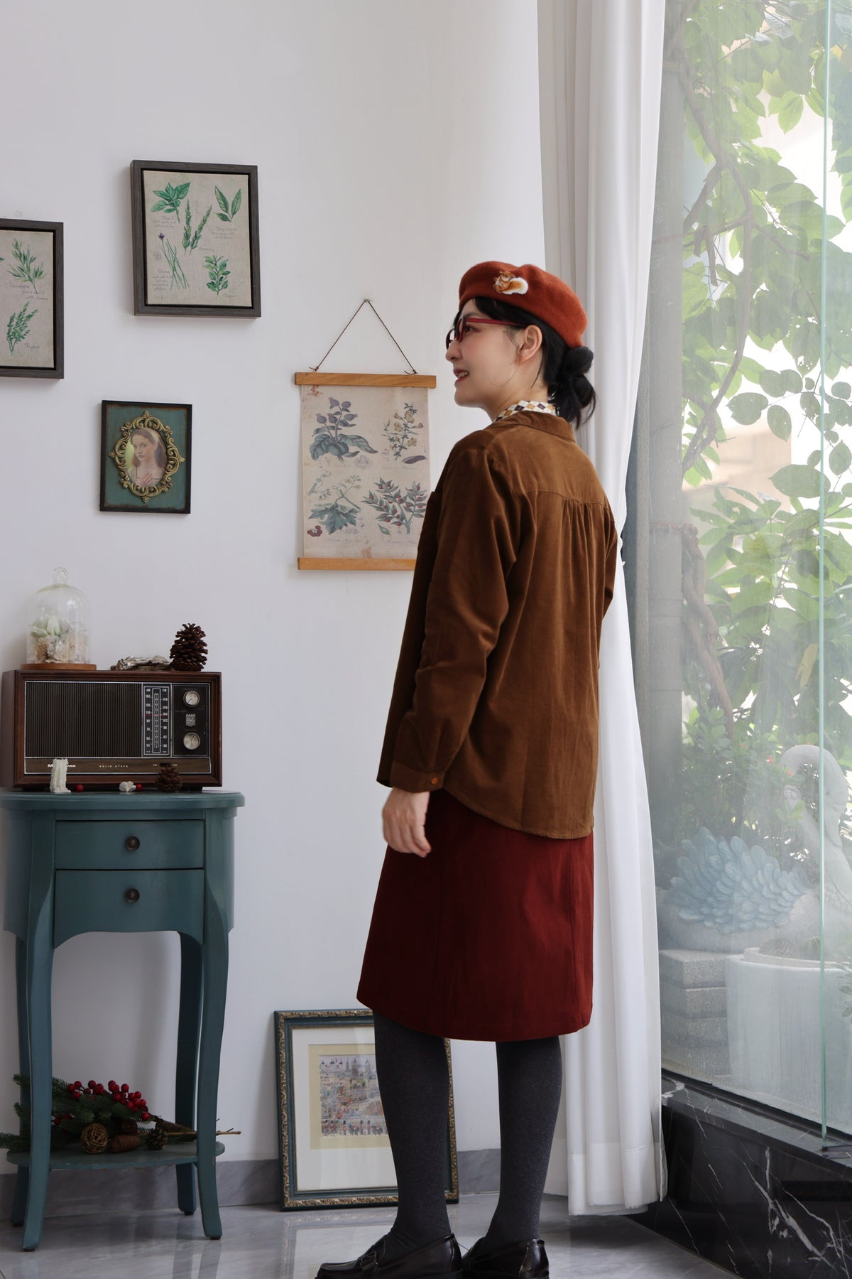Woodland Baguette Corduroy Shirt (Autumn Ochre)