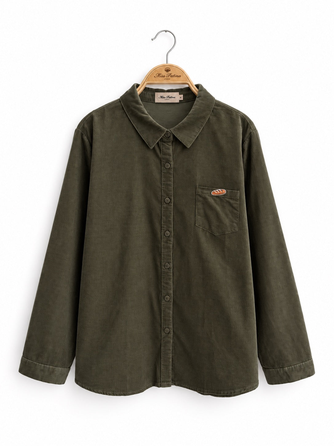 Woodland Baguette Corduroy Shirt (Forest Green)