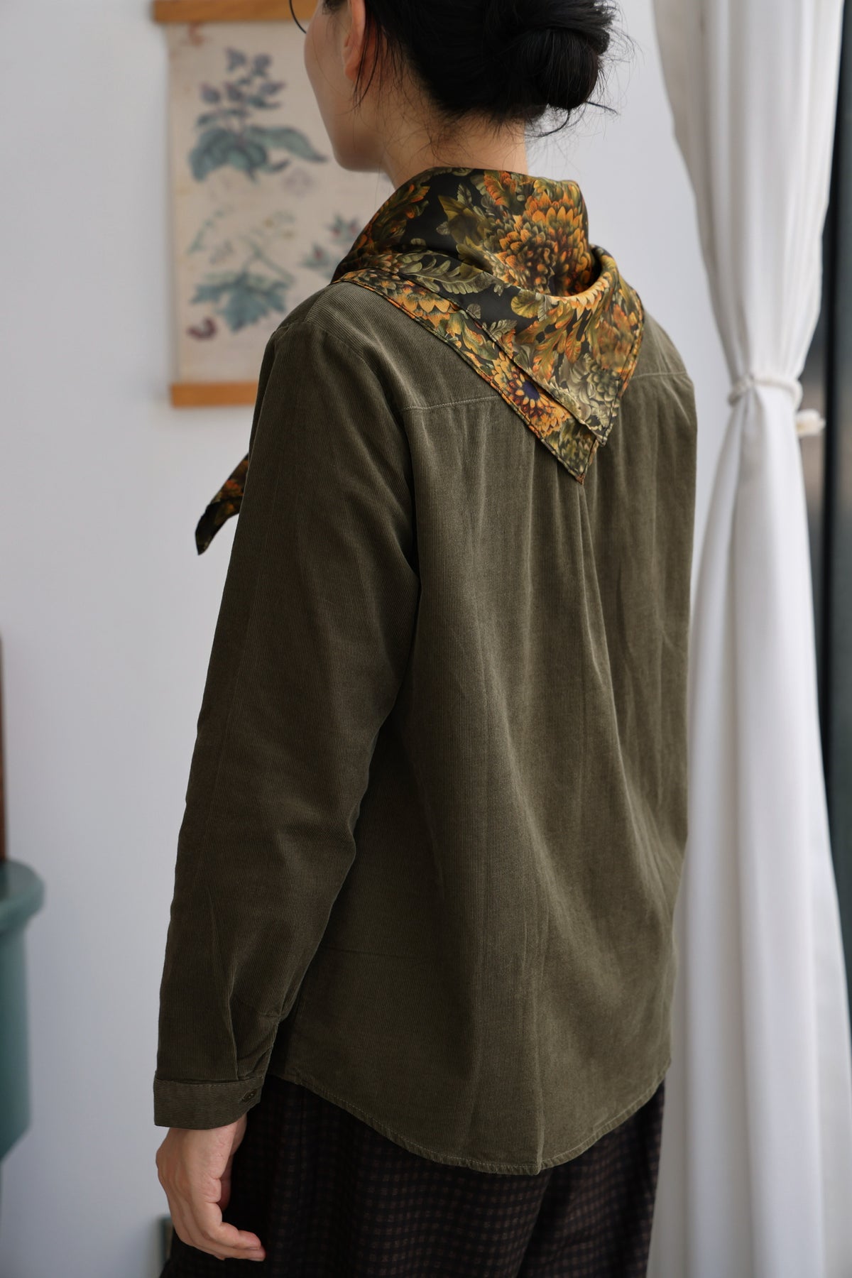 Woodland Baguette Corduroy Shirt (Forest Green)