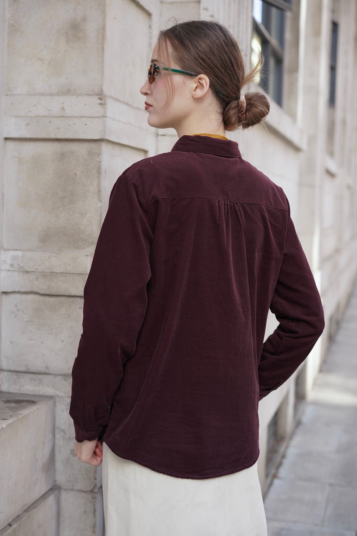 Woodland Baguette Corduroy Shirt (Plum)
