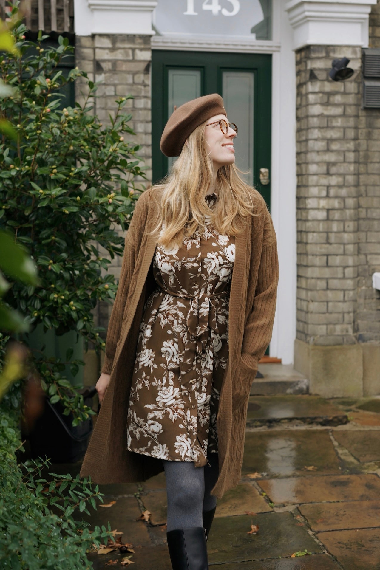 Woodland Bloom Shirt Dress