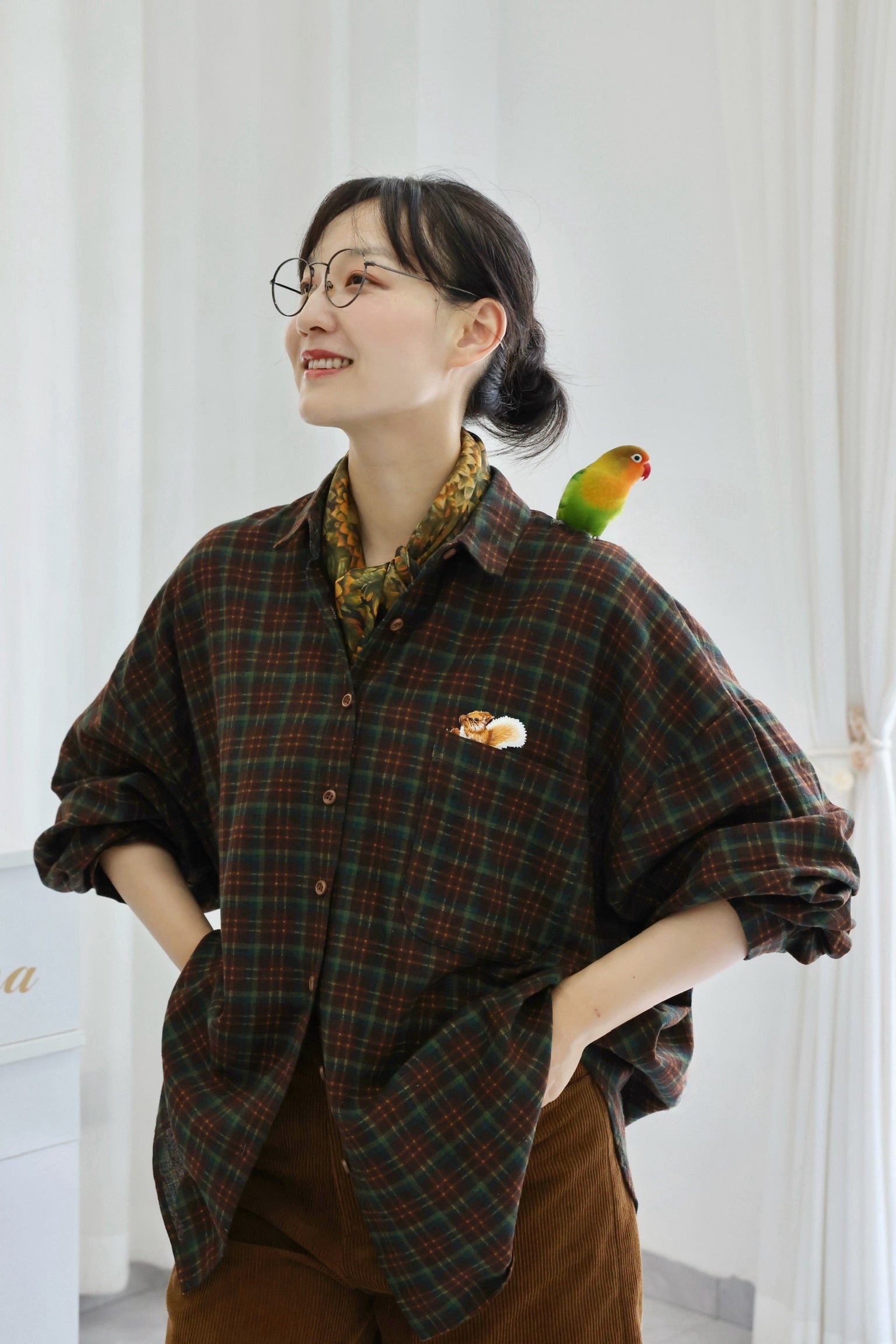WoodlandBoyfriendOversizedShirt_GreenBrown_1.jpg