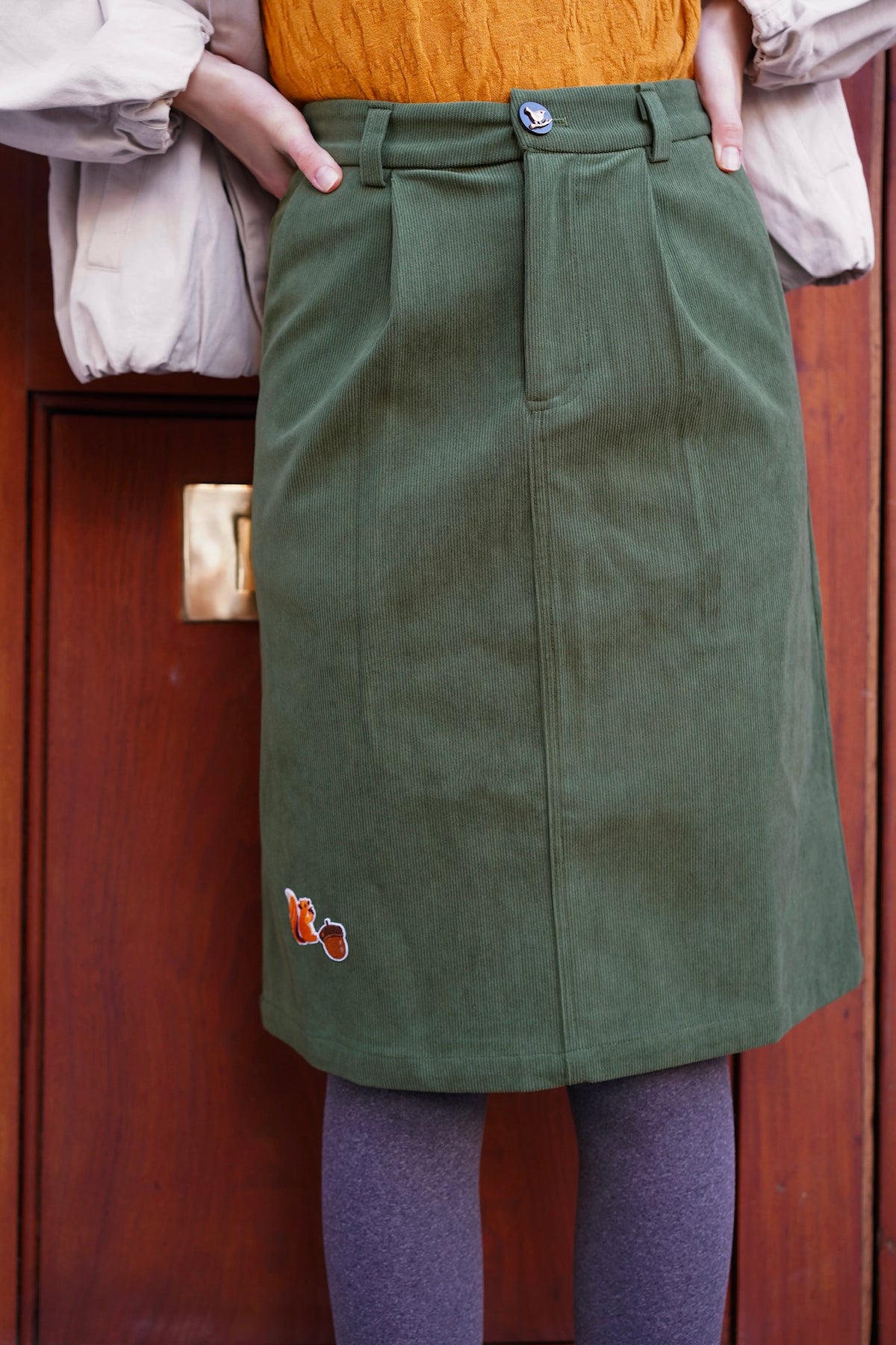 Woodland Corduroy Skirt