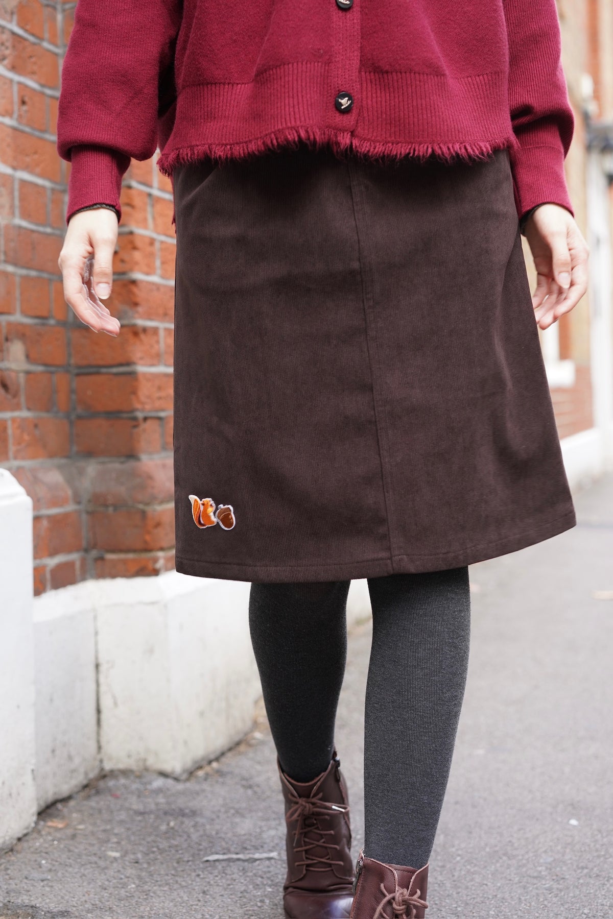 Woodland Corduroy Skirt