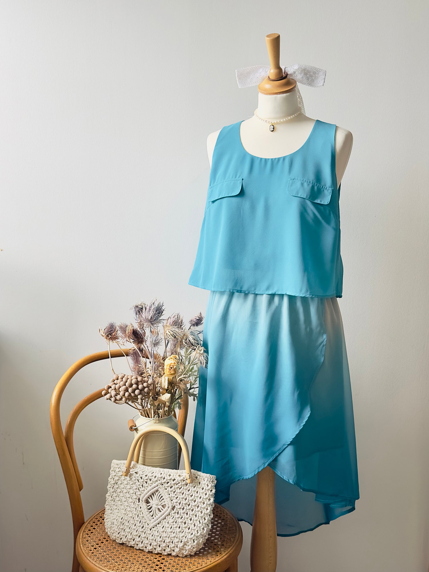 Slice of Summer Dress (blue)